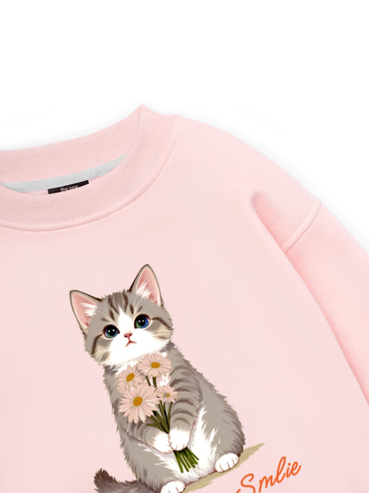 Blooming Kitty Sweater