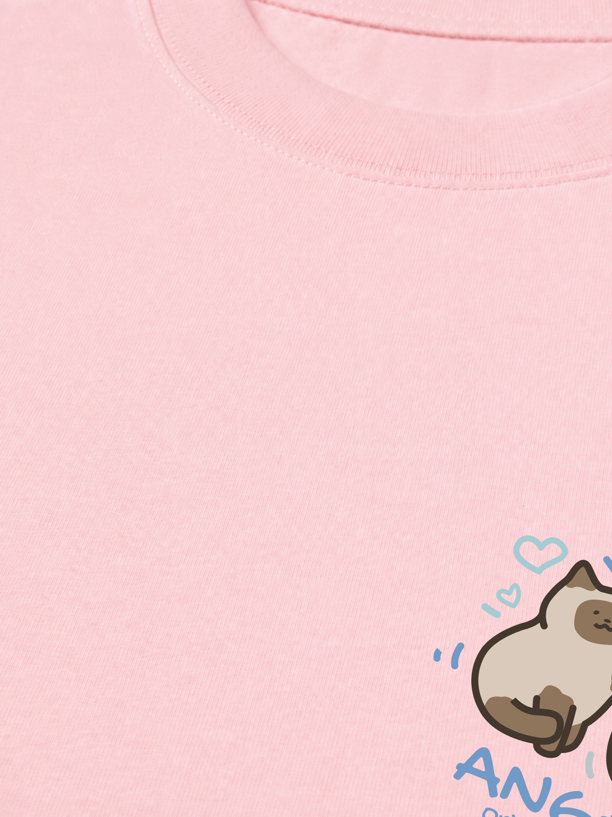 Áo Thun Relaxed Fit Angry Luv Cat Couple