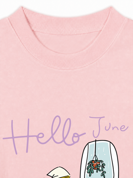Áo Thun Relaxed Fit Hello June