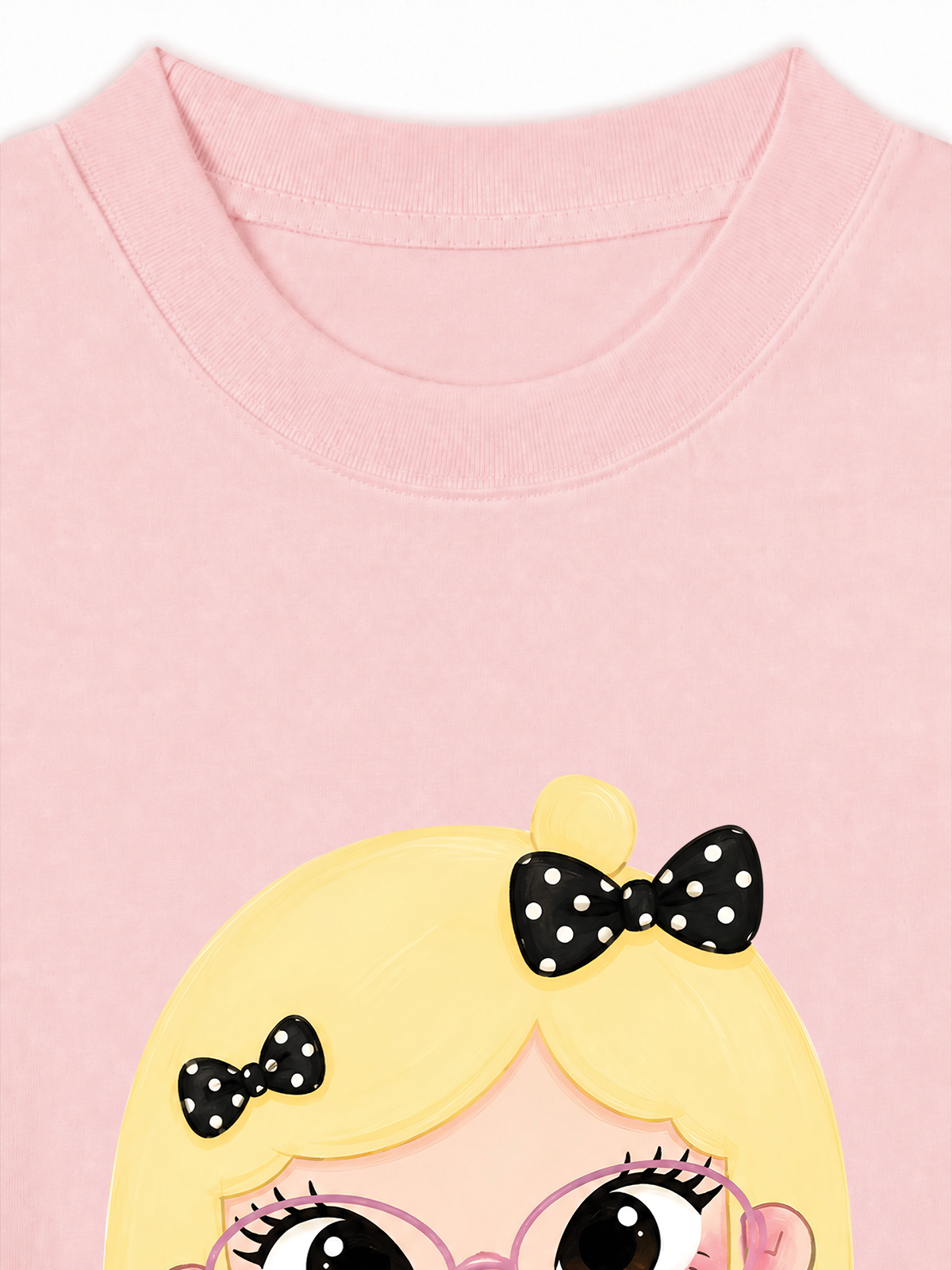 Áo Thun Relaxed Fit  Cute Dotty Girl
