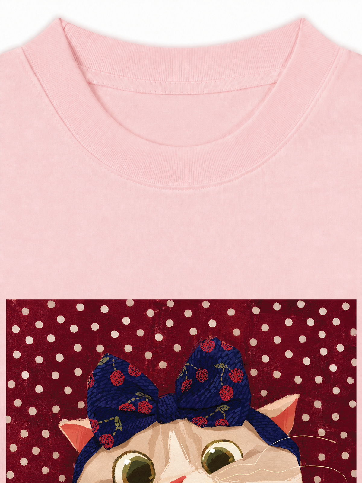 Áo Thun Relaxed Fit Red Fish Meow