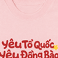Áo Thun Relaxed Fit Yêu Tổ Quốc, Yêu Đồng Bào