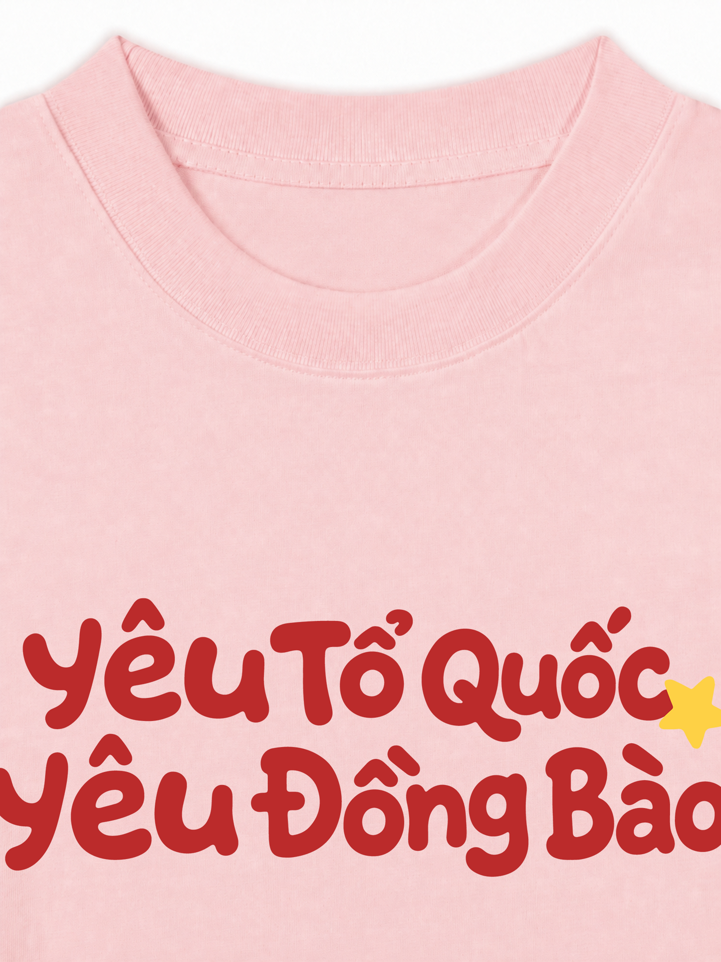 Áo Thun Relaxed Fit Yêu Tổ Quốc, Yêu Đồng Bào