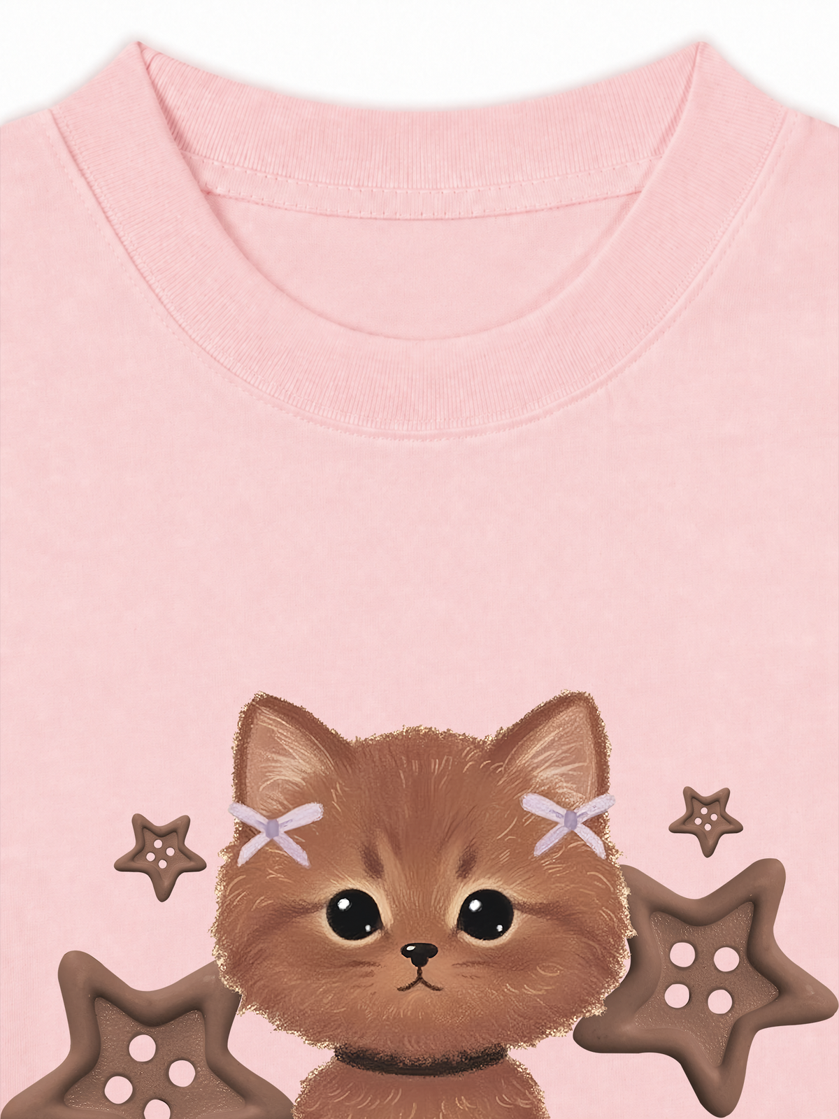 Áo Thun Relaxed Fit Brown Cat