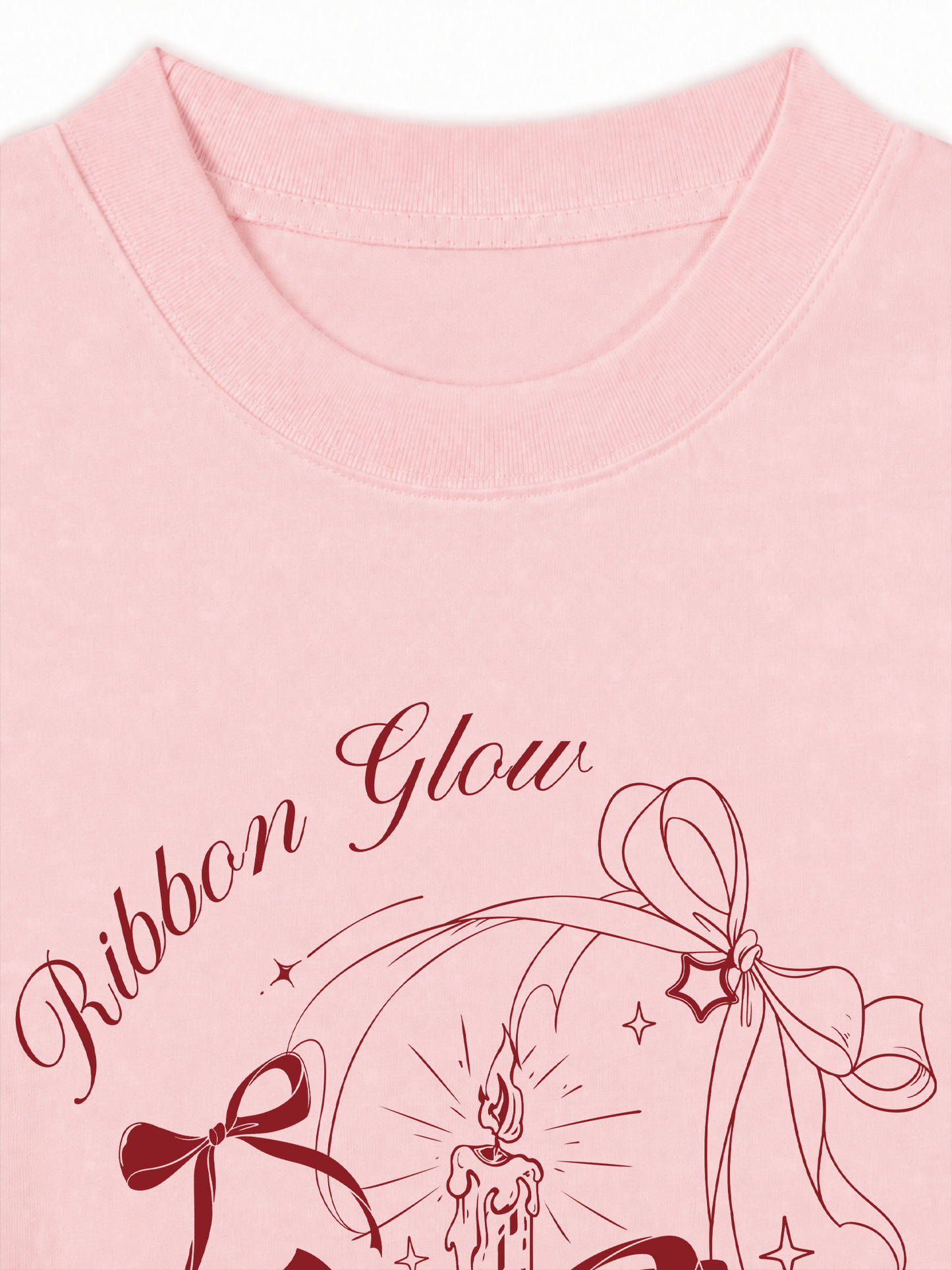 Áo Thun Relaxed Fit Ribbon Glow