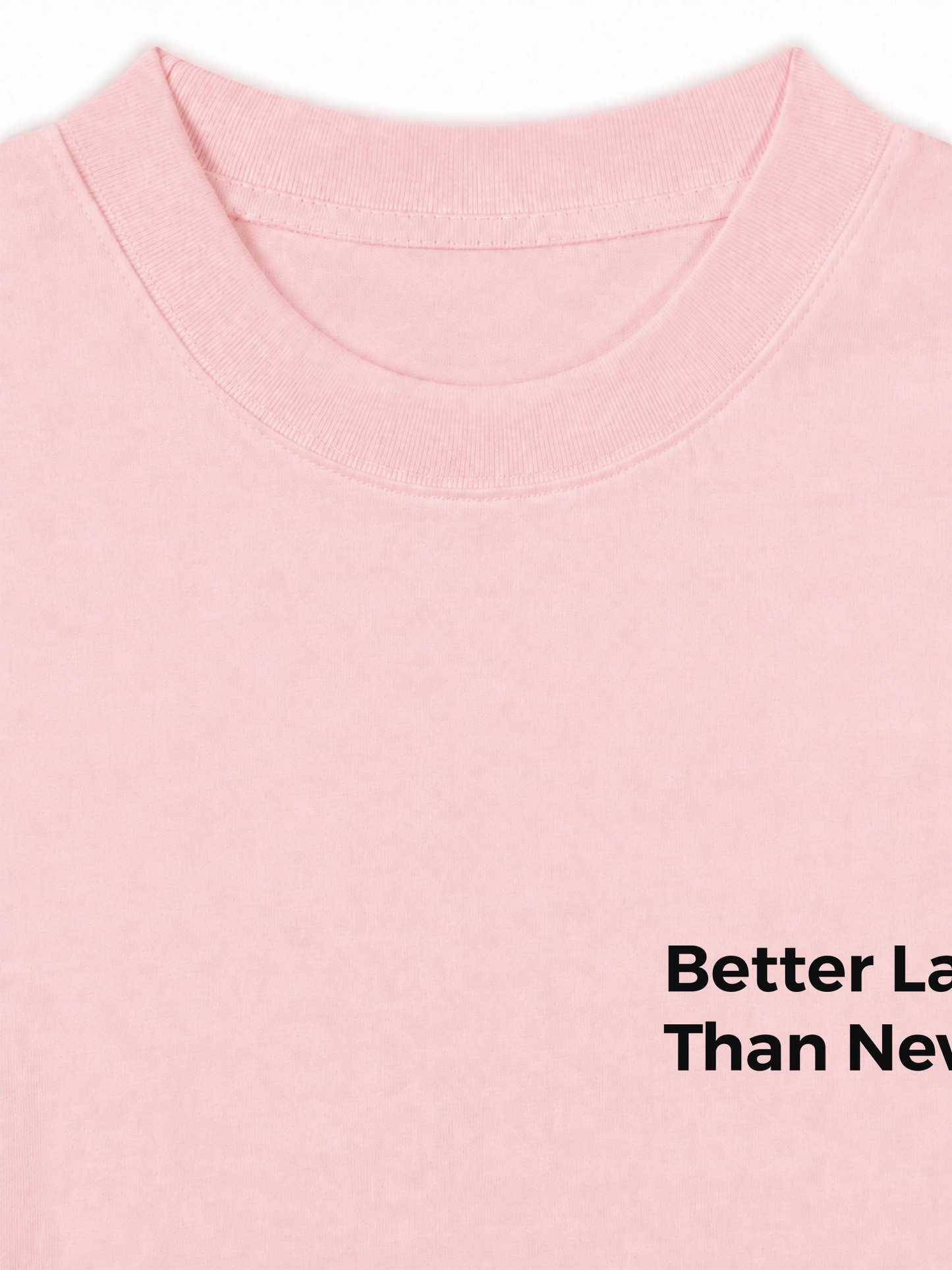 Áo Thun Relaxed Fit Better Late Than Never