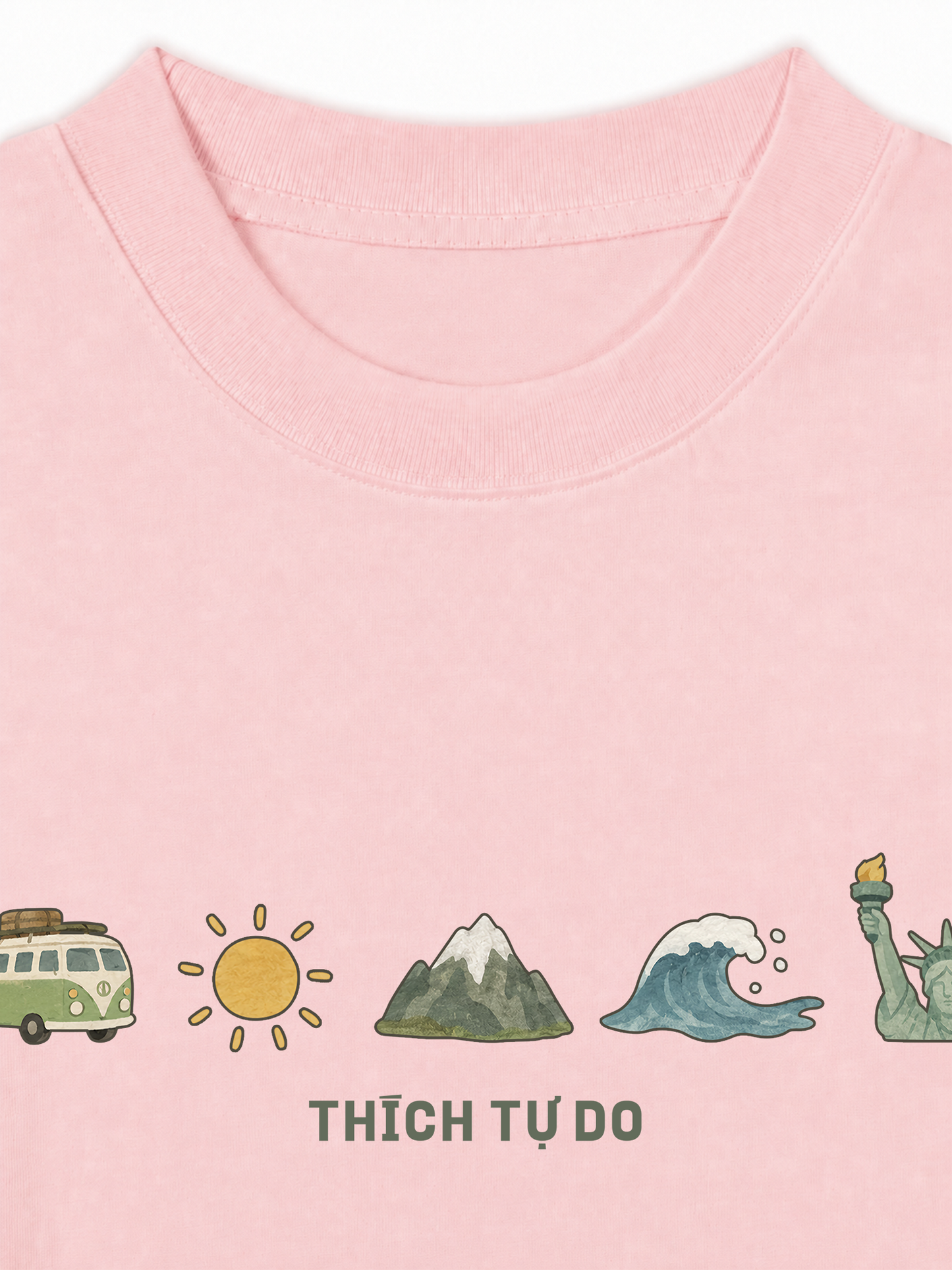Áo Thun Relaxed Fit Thích Tự Do