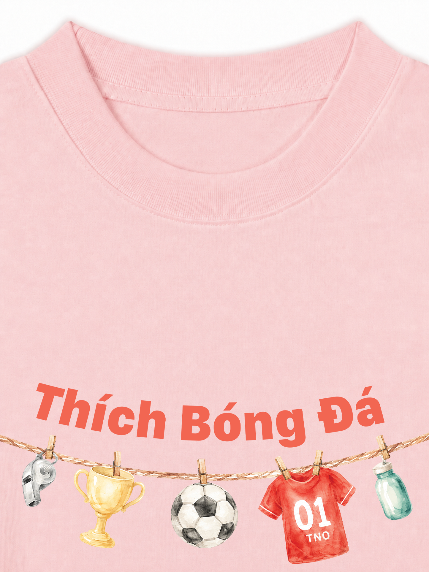 Áo Thun Relaxed Fit Thích Bóng Đá