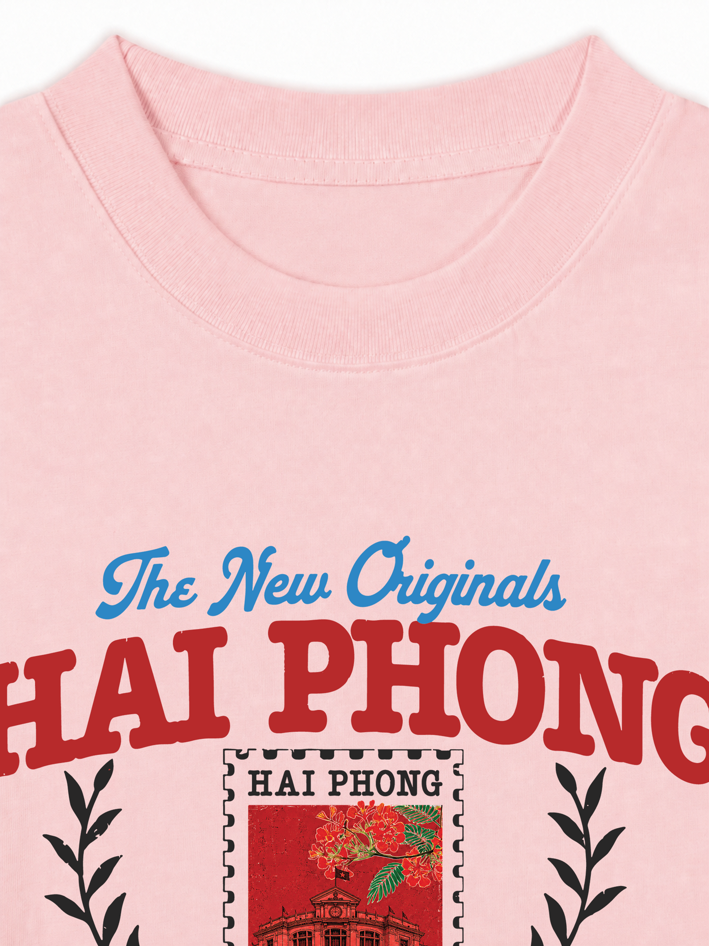Áo Thun Relaxed Fit Thành Phố Hoa Phượng Đỏ
