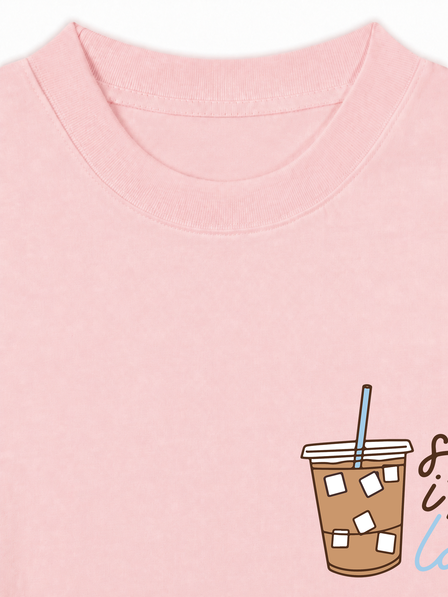 Áo Thun Relaxed Fit Sorry I'm Latte