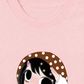 Áo Thun Relaxed Fit Little Girl Brown Dots