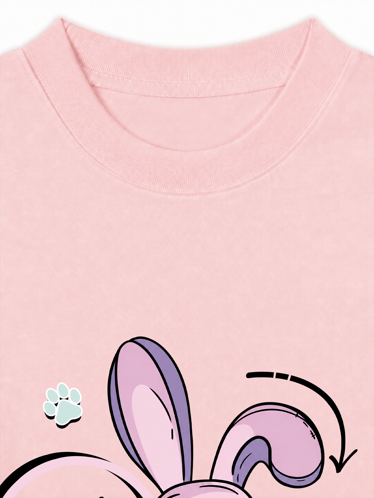 Áo Thun Relaxed Fit Rabbit Smile Face