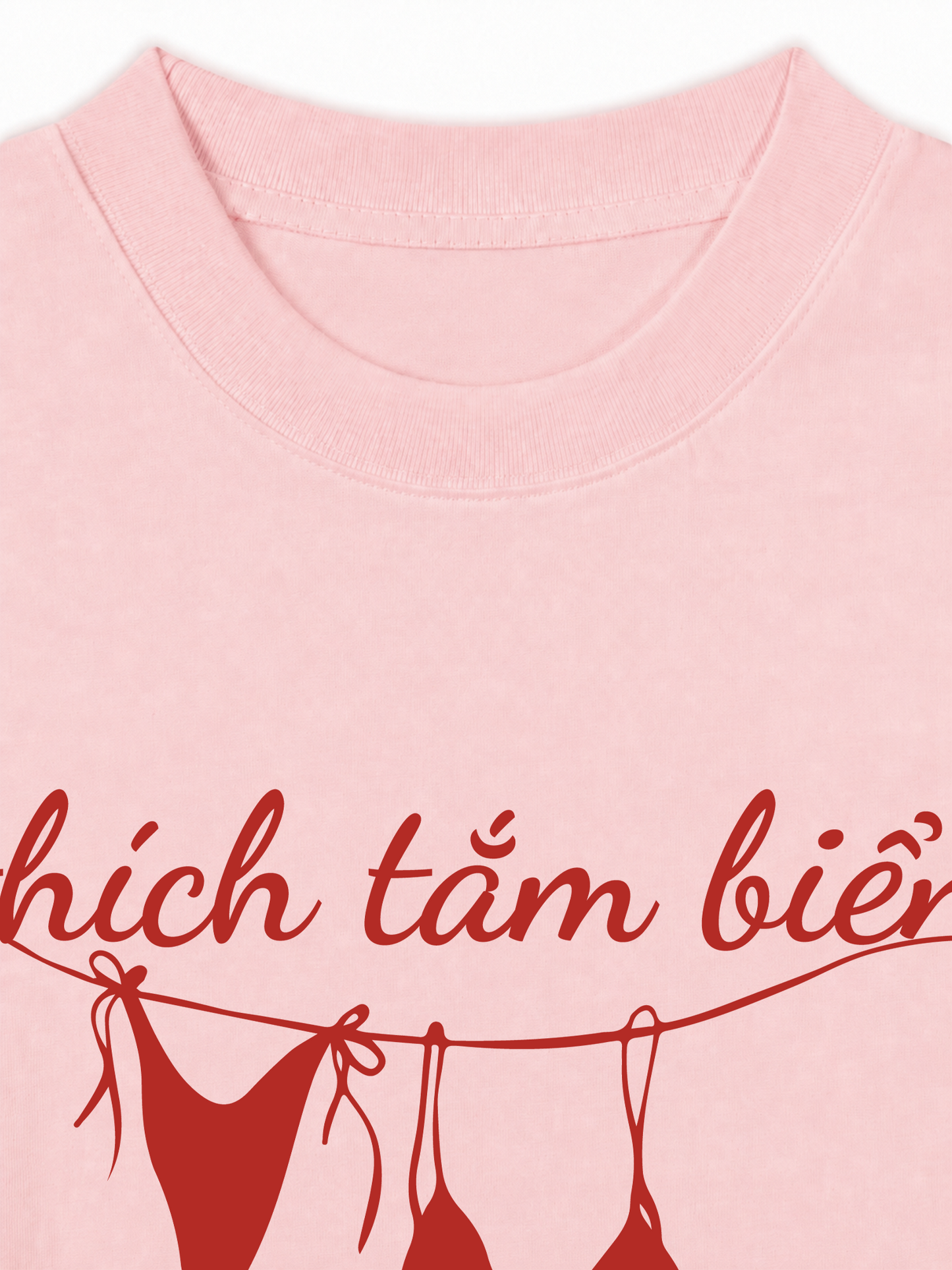 Áo Thun Relaxed Fit Thích Tắm Biển