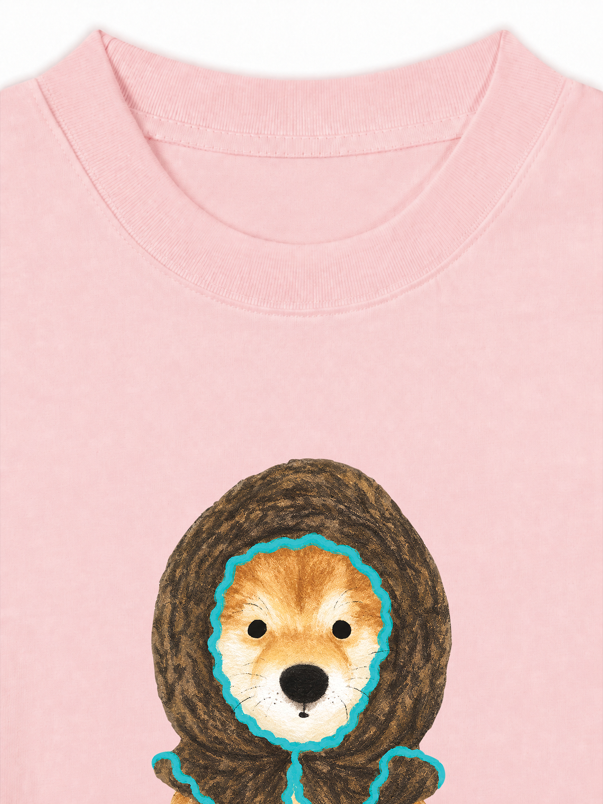Áo Thun Relaxed Fit Blue Tiffany Cozy Puppy