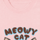 Áo Thun Relaxed Fit  Meowy Cat Brown