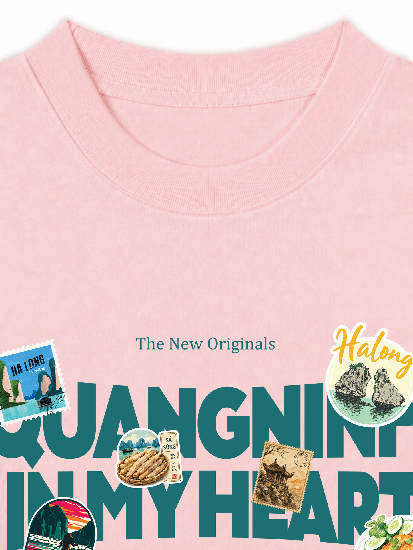 Áo Thun Relaxed Fit Quang Ninh In My Heart