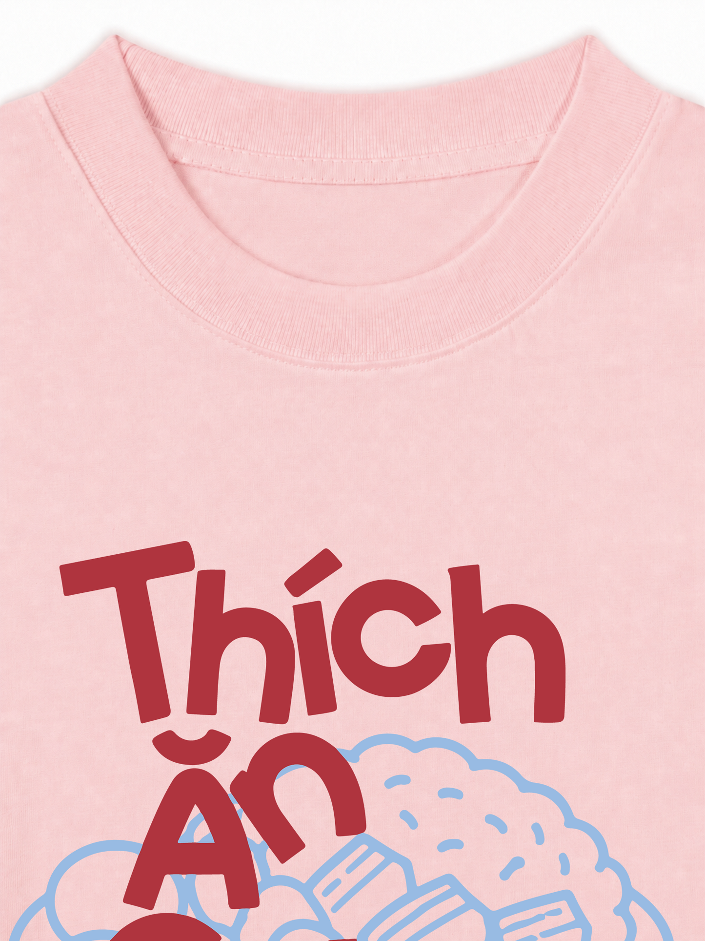 Áo Thun Relaxed Fit Thích Ăn Cơm Nhà