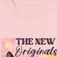 Áo Thun Relaxed Fit Pink Flower Cat