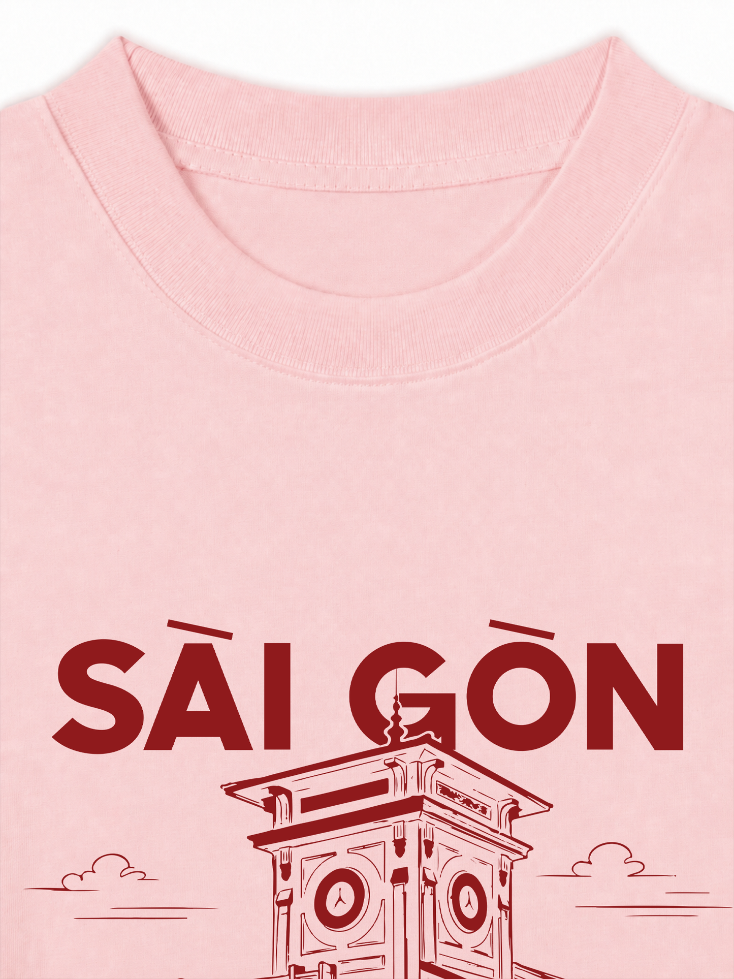 Áo Thun Relaxed Fit Chợ Bến Thành Sài Gòn