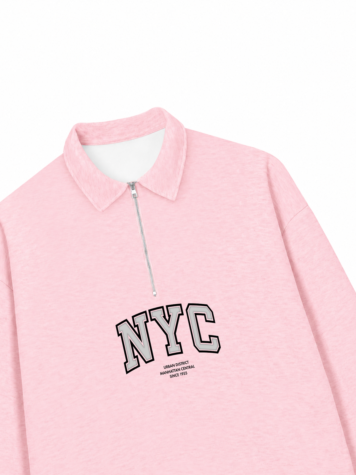 Áo Sweater Polo Nỉ Hai Da NYC URBAN DISTRICT