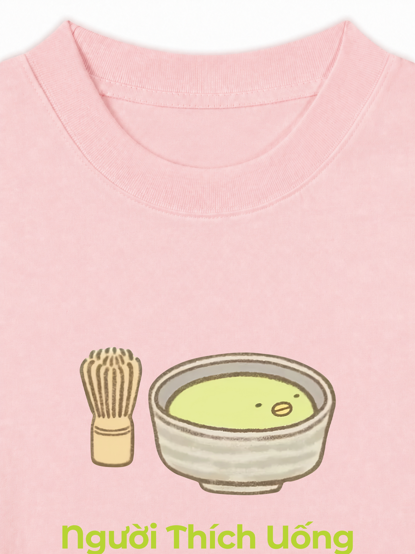 Áo Thun Relaxed Fit Người Thích Uống Matcha