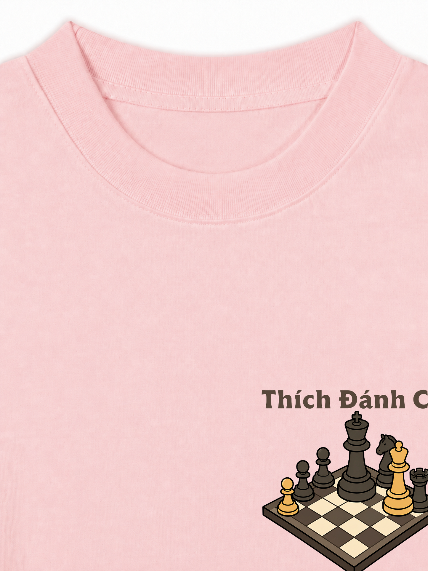 Áo Thun Relaxed Fit Thích Đánh Cờ