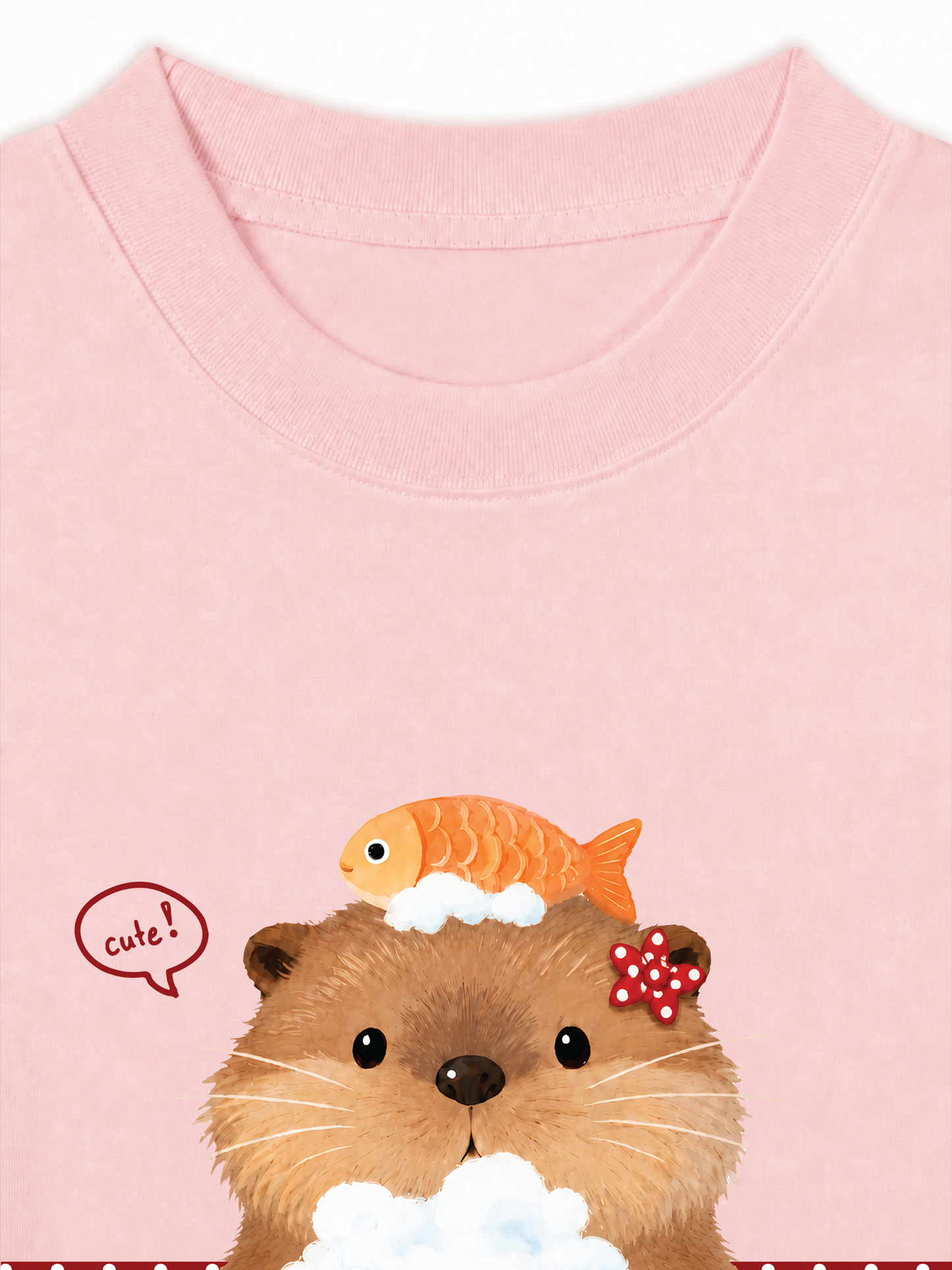 Áo Thun Relaxed Fit Animal Mood Bubble Beaver