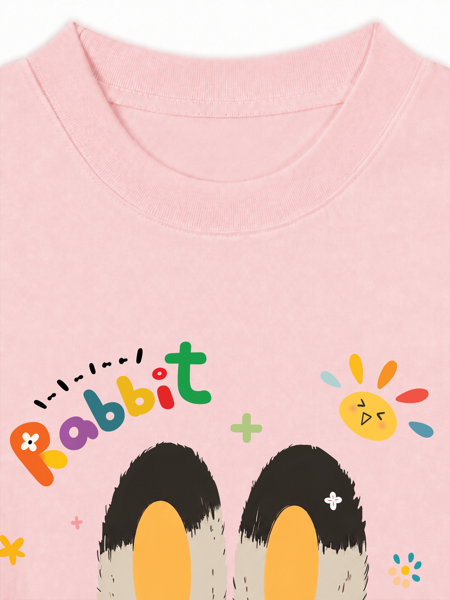 Áo Thun Relaxed Fit Rainbow Rabbit