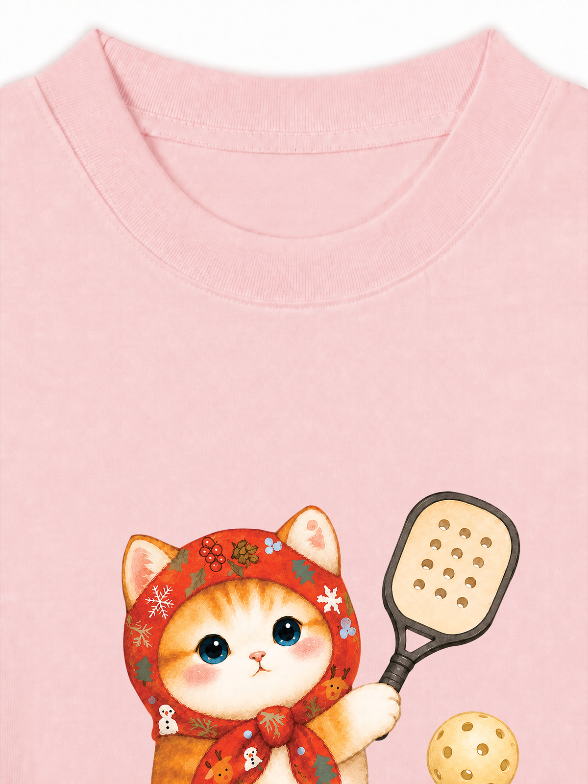 Áo Thun Relaxed Fit Pickleball Girl Meow