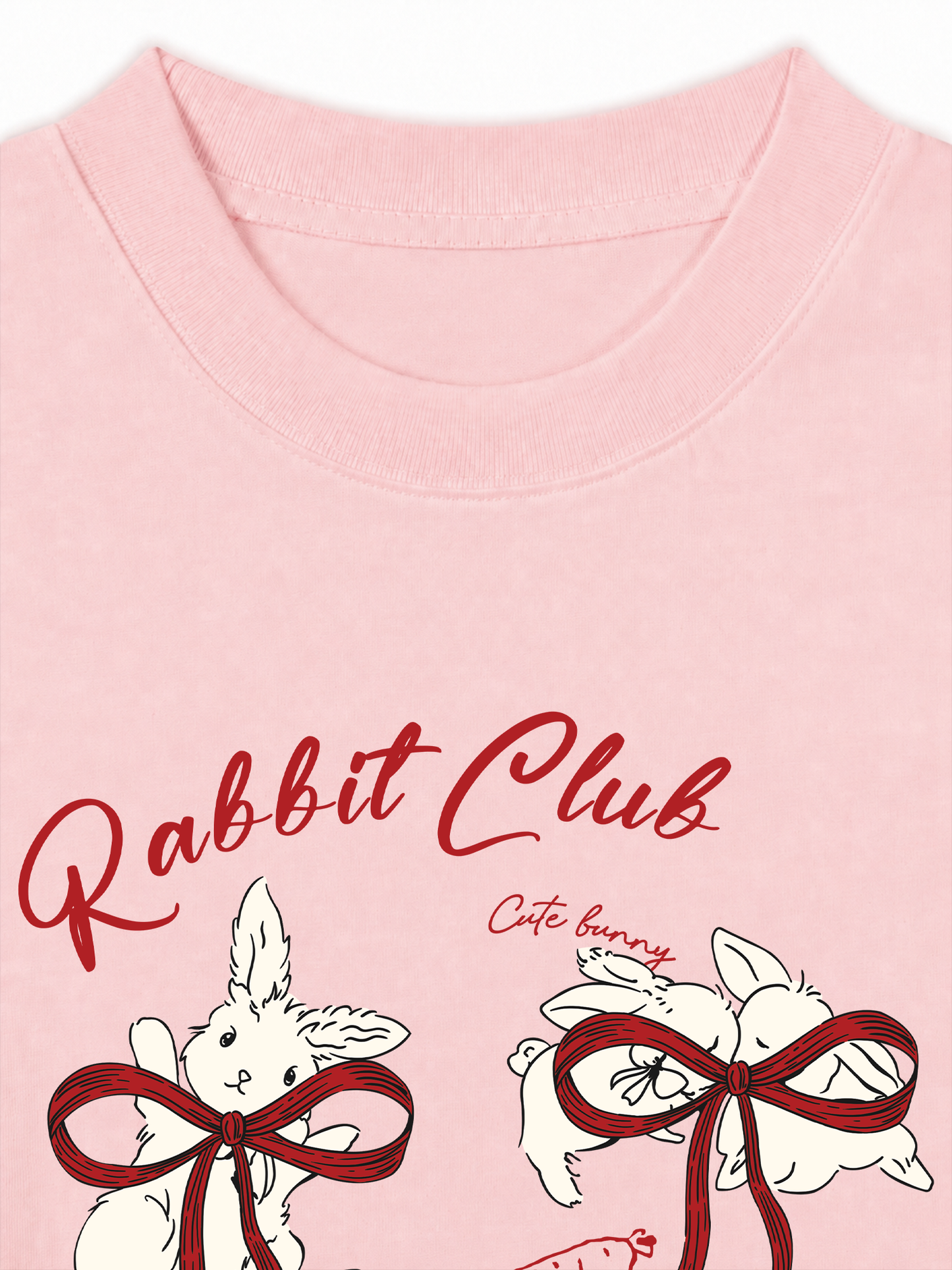 Áo Thun Relaxed Fit Rabbit Club