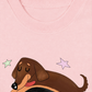 Áo Thun Relaxed Fit  Cute Girl With Dachshund