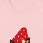 Áo Thun Relaxed Fit Strawberry Meow Kitten Day