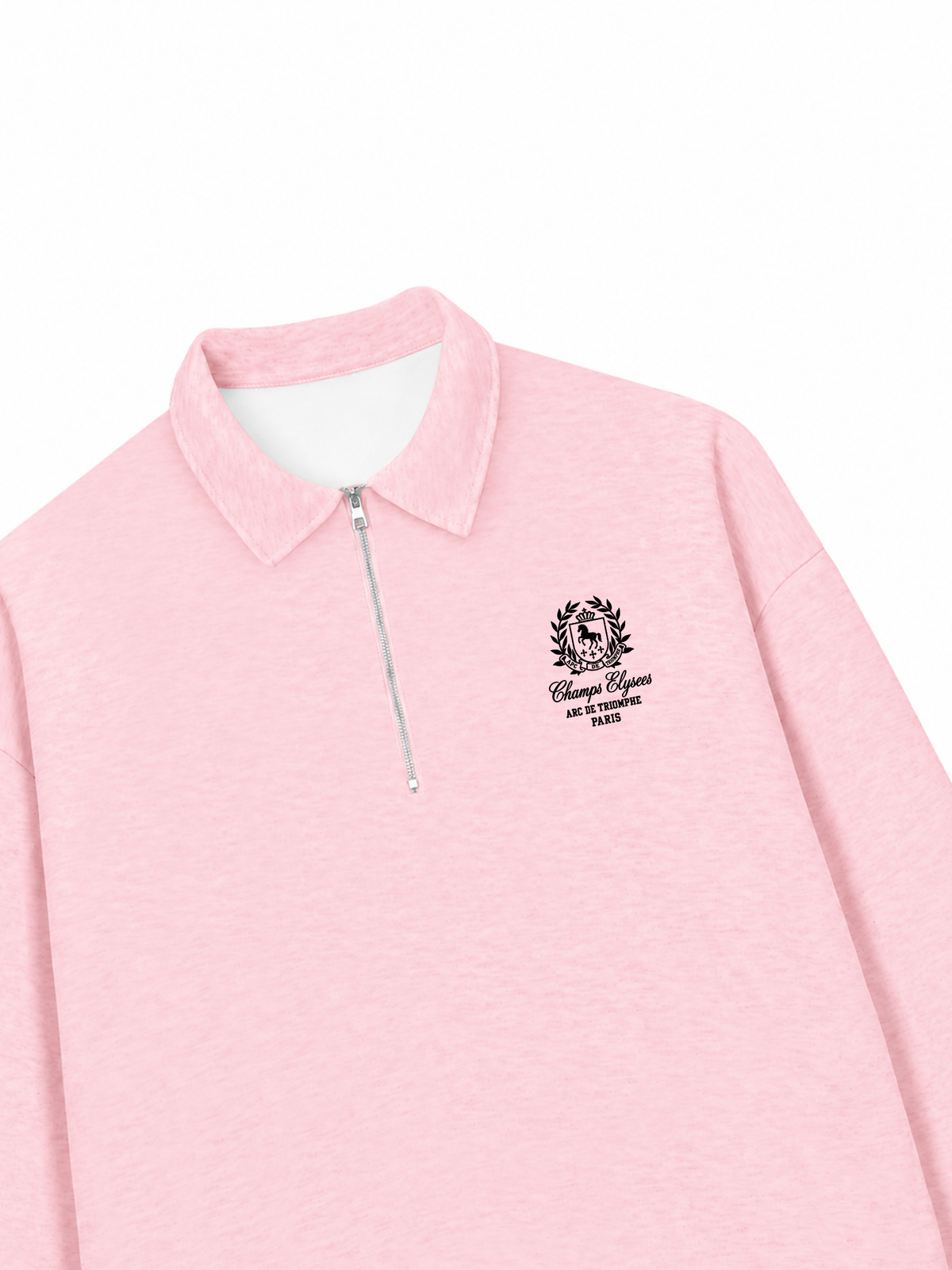 Áo Sweater Polo Nỉ Hai Da  Champs Elysees