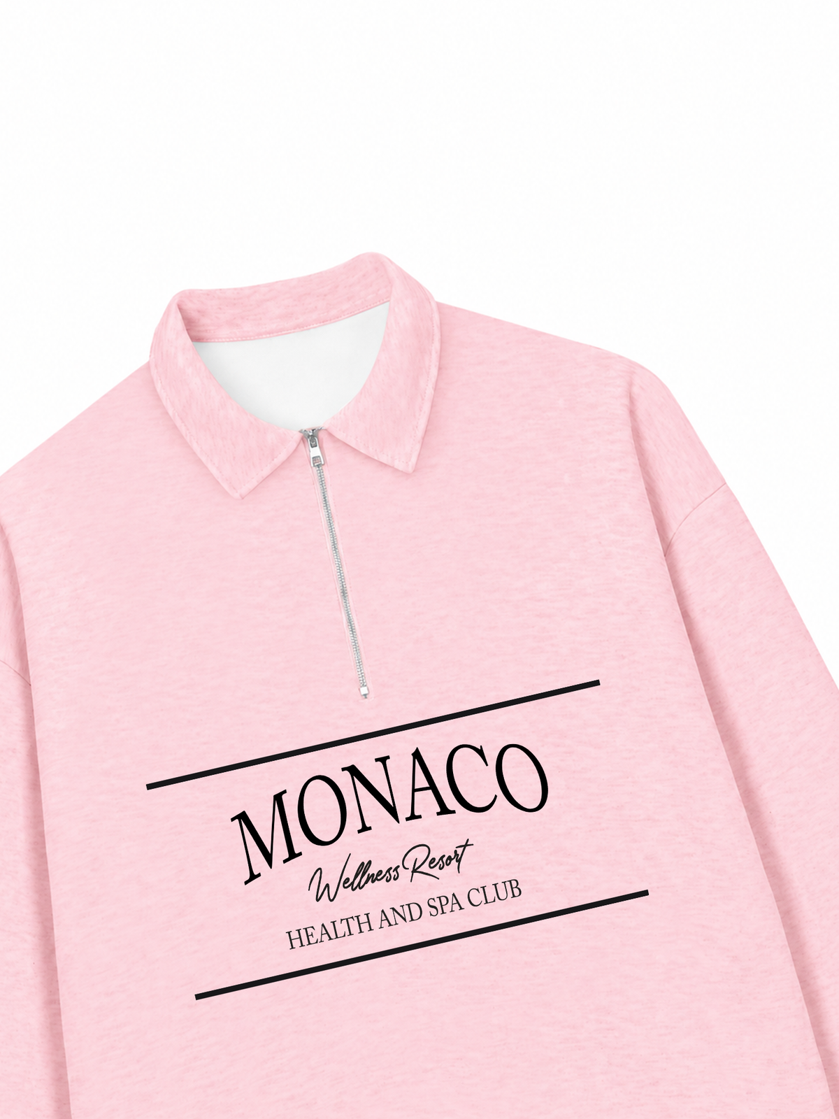Áo Sweater Polo Nỉ Hai Da MONACO