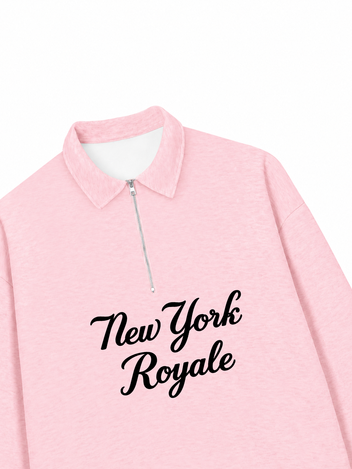 Áo Sweater Polo Nỉ Hai Da New York Royale