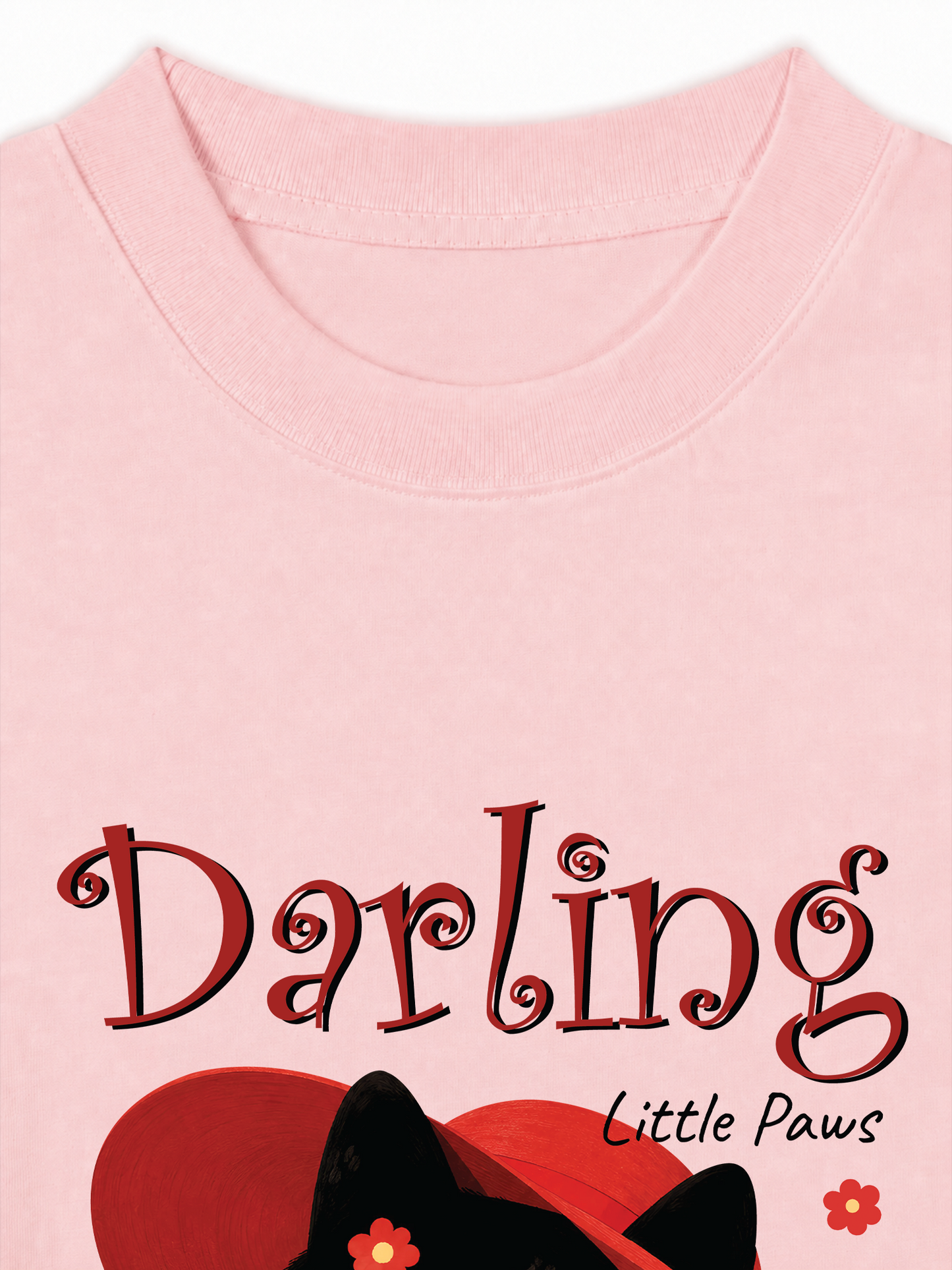 Áo Thun Relaxed Fit Darling Little Paws