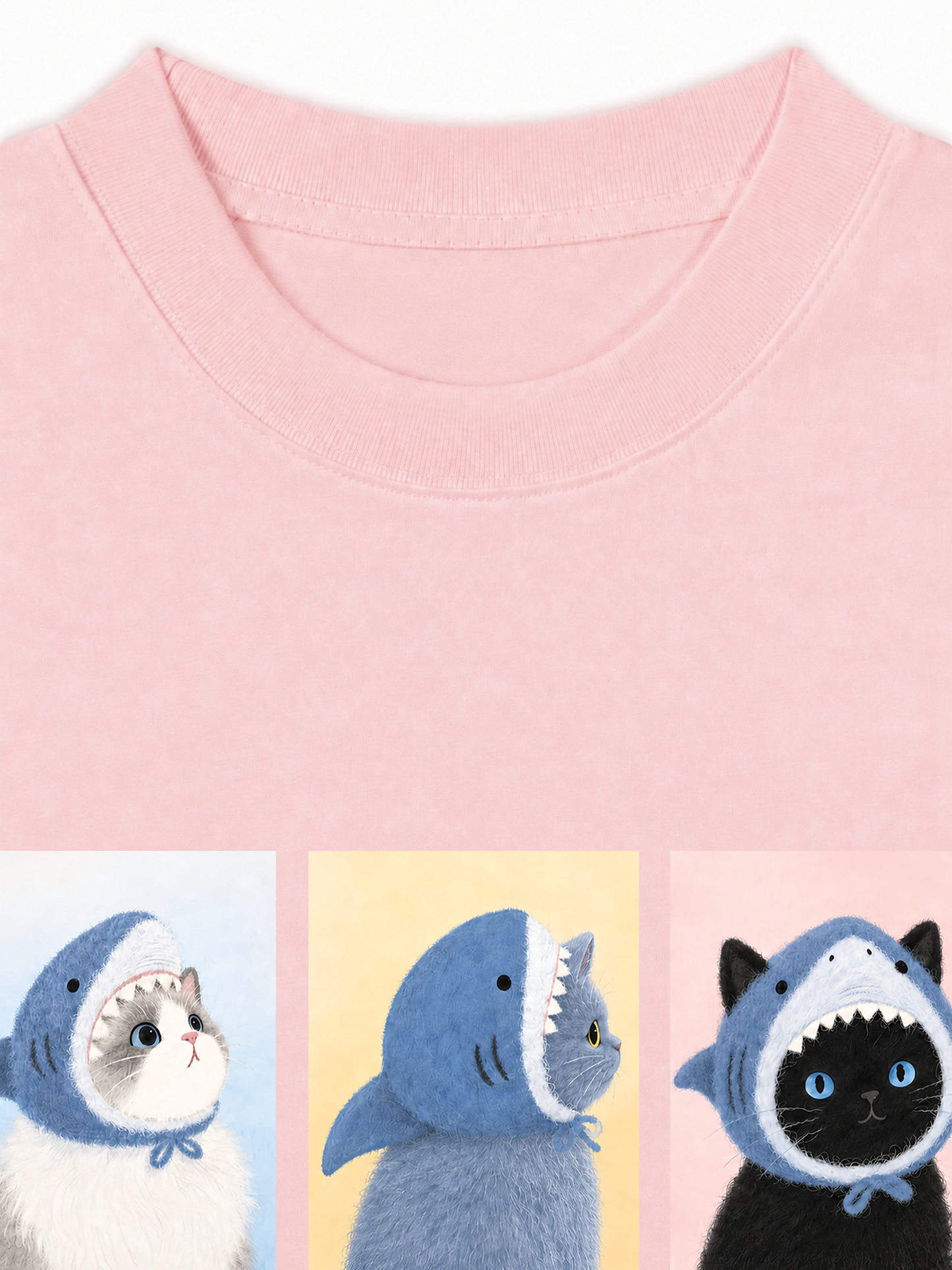 Áo Thun Relaxed Fit Shark Kitty