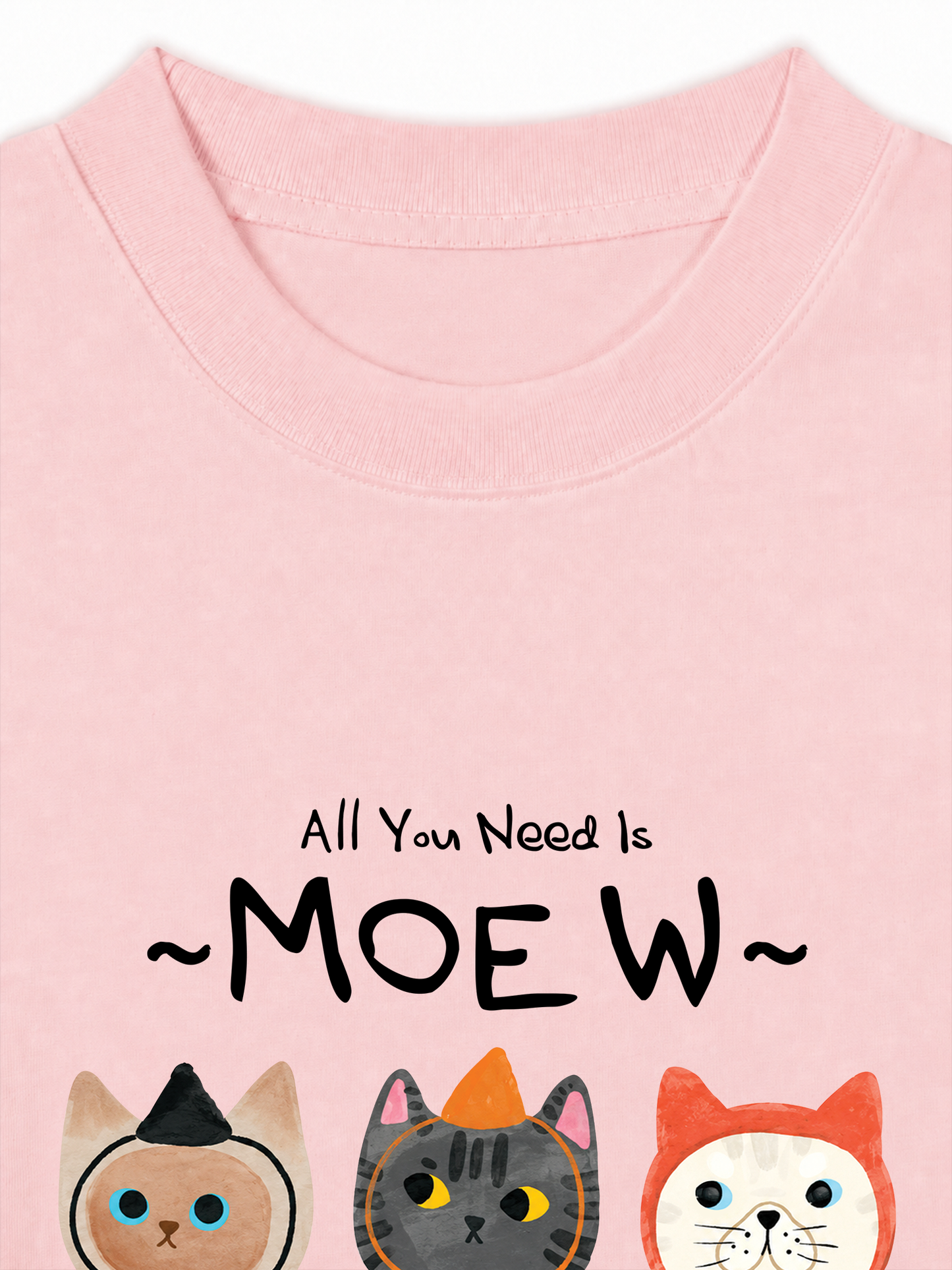 Áo Thun Relaxed Fit All You Need Is Moew