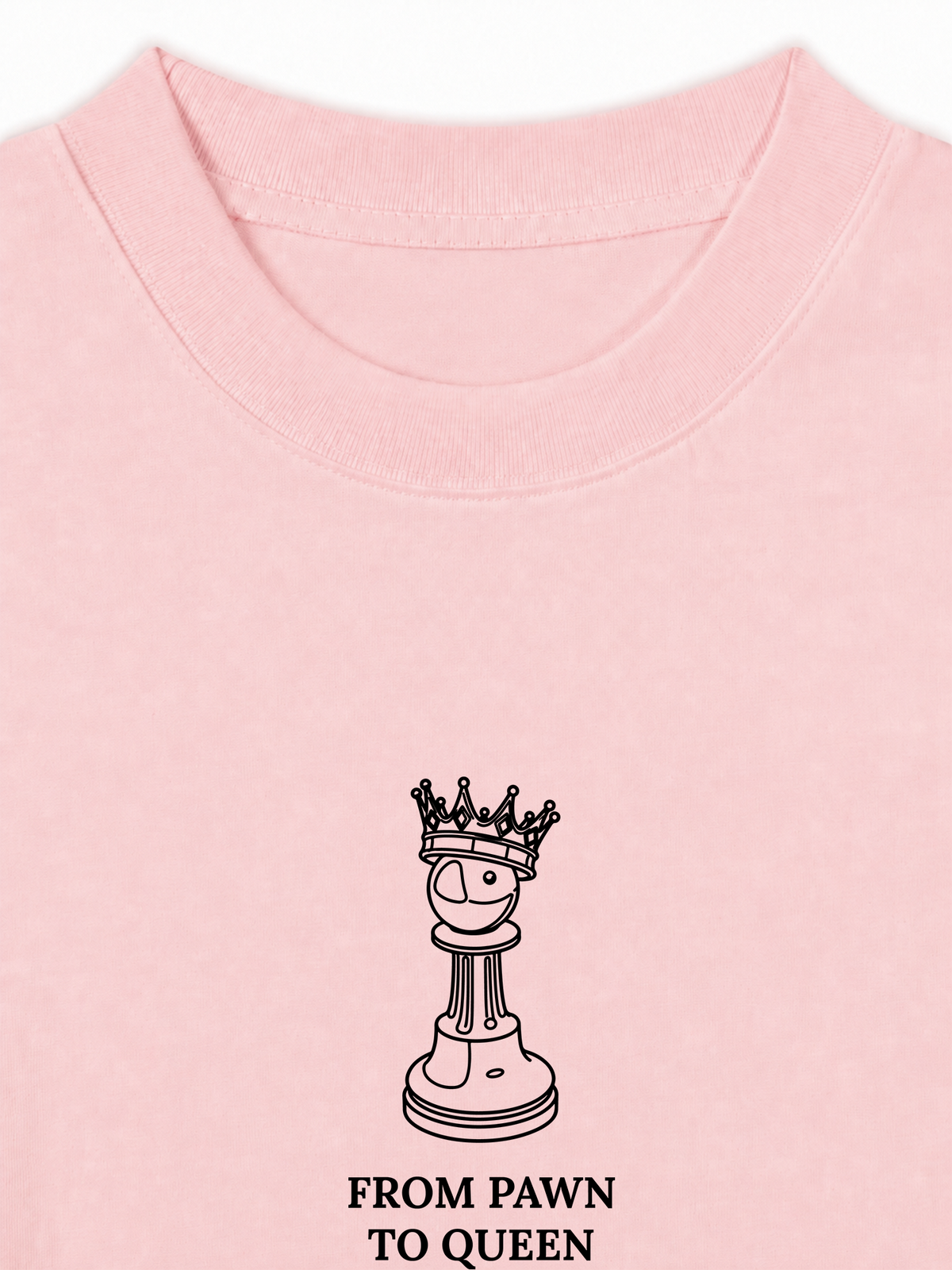 Áo Thun Relaxed Fit From Pawn To Queen