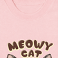 Áo Thun Relaxed Fit  Meowy Cat Cream