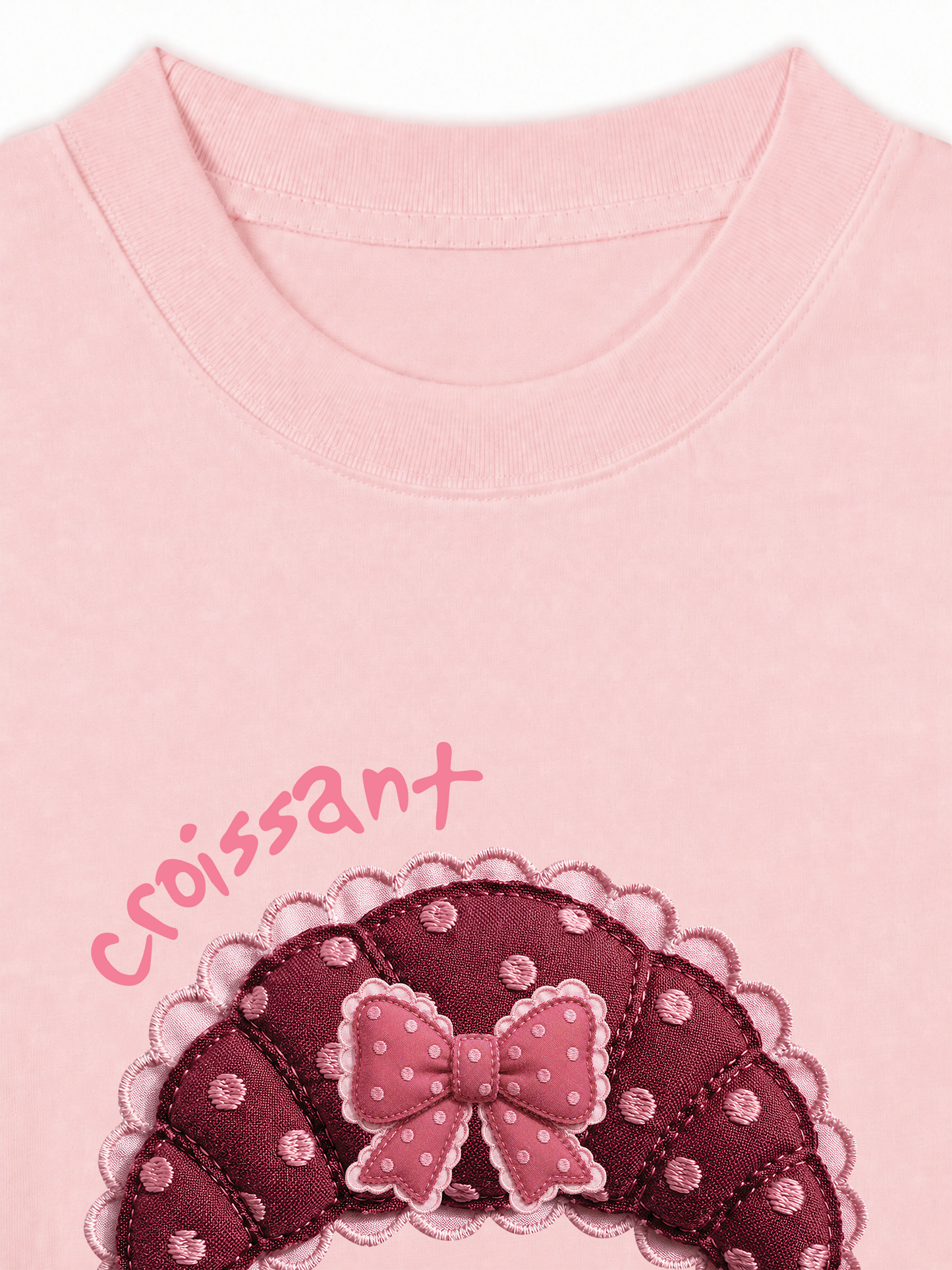 Áo Thun Relaxed Fit Croissant DIY