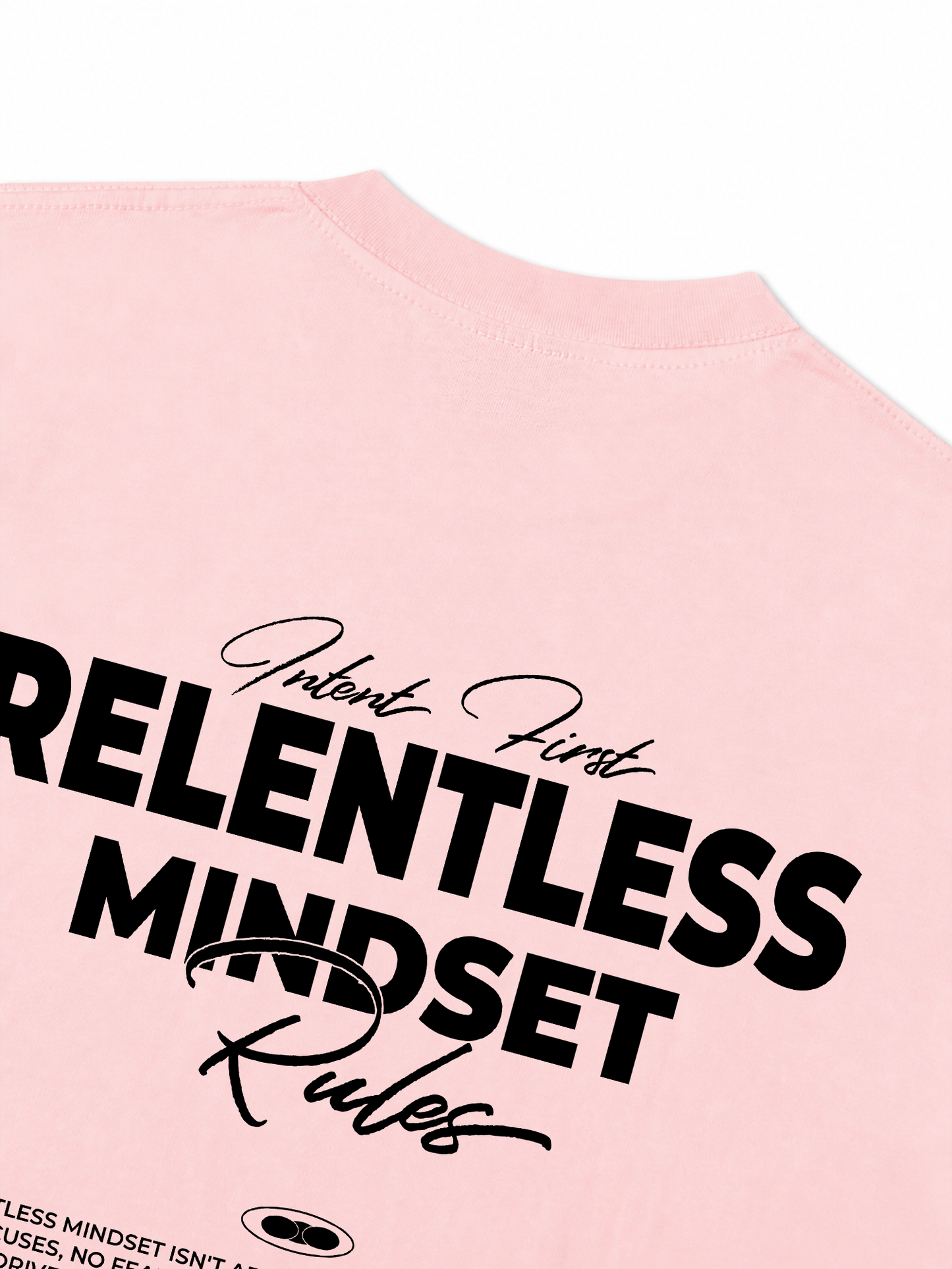 Áo Thun Relaxed Fit Success Story Intent First Relentless Mindset Rules