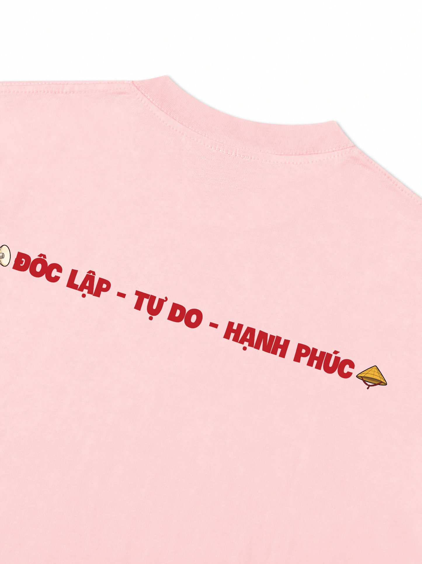 Áo Thun Relaxed Fit Việt Nam Độc Lập Tự Do Hạnh Phúc
