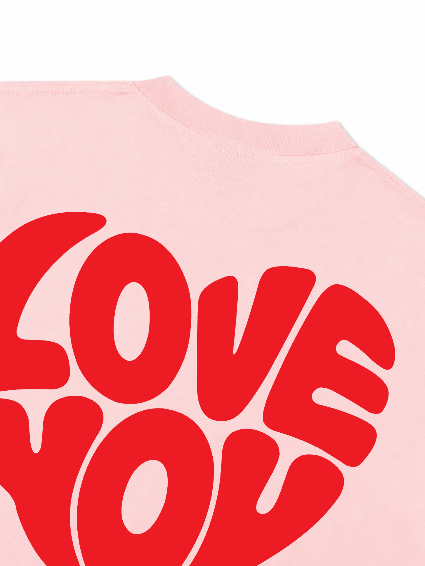 Áo Thun Relaxed Fit Love You Typography