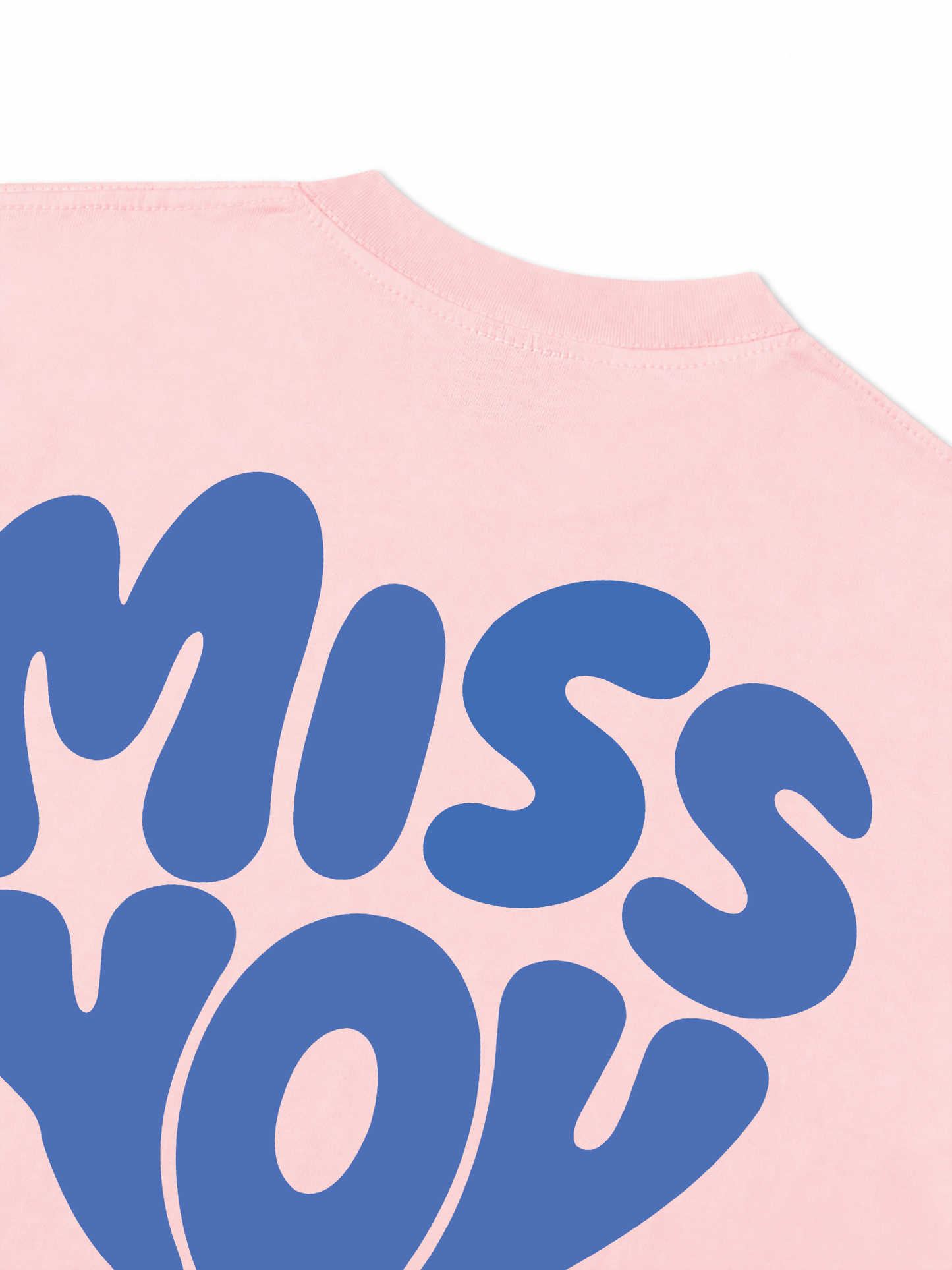 Áo Thun Relaxed Fit Miss You Typography