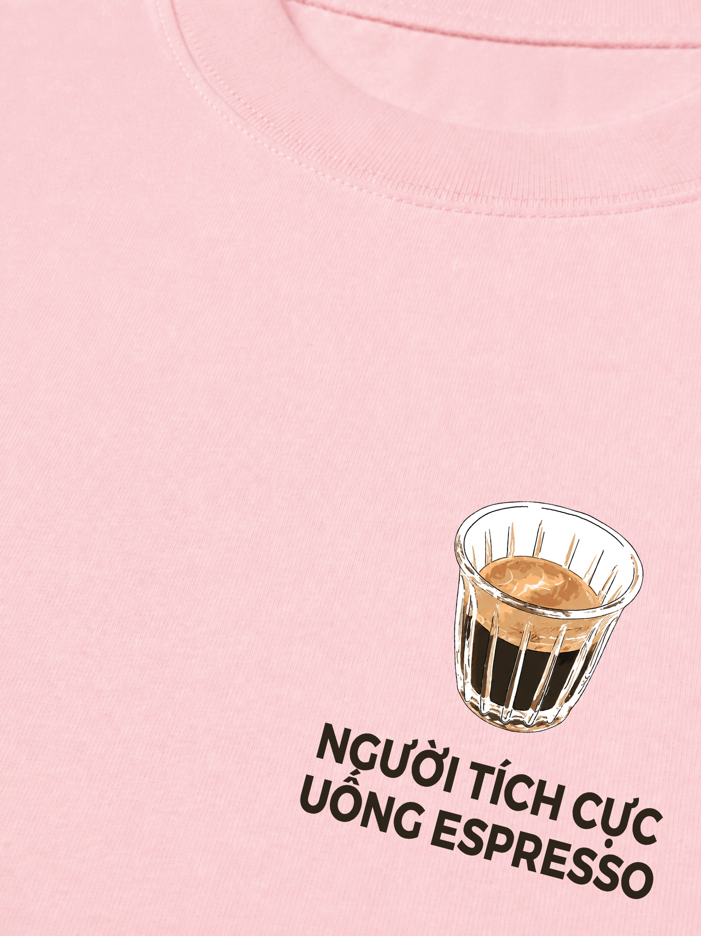 Áo Thun Relaxed Fit Người Tích Cực Uống Espresso 2