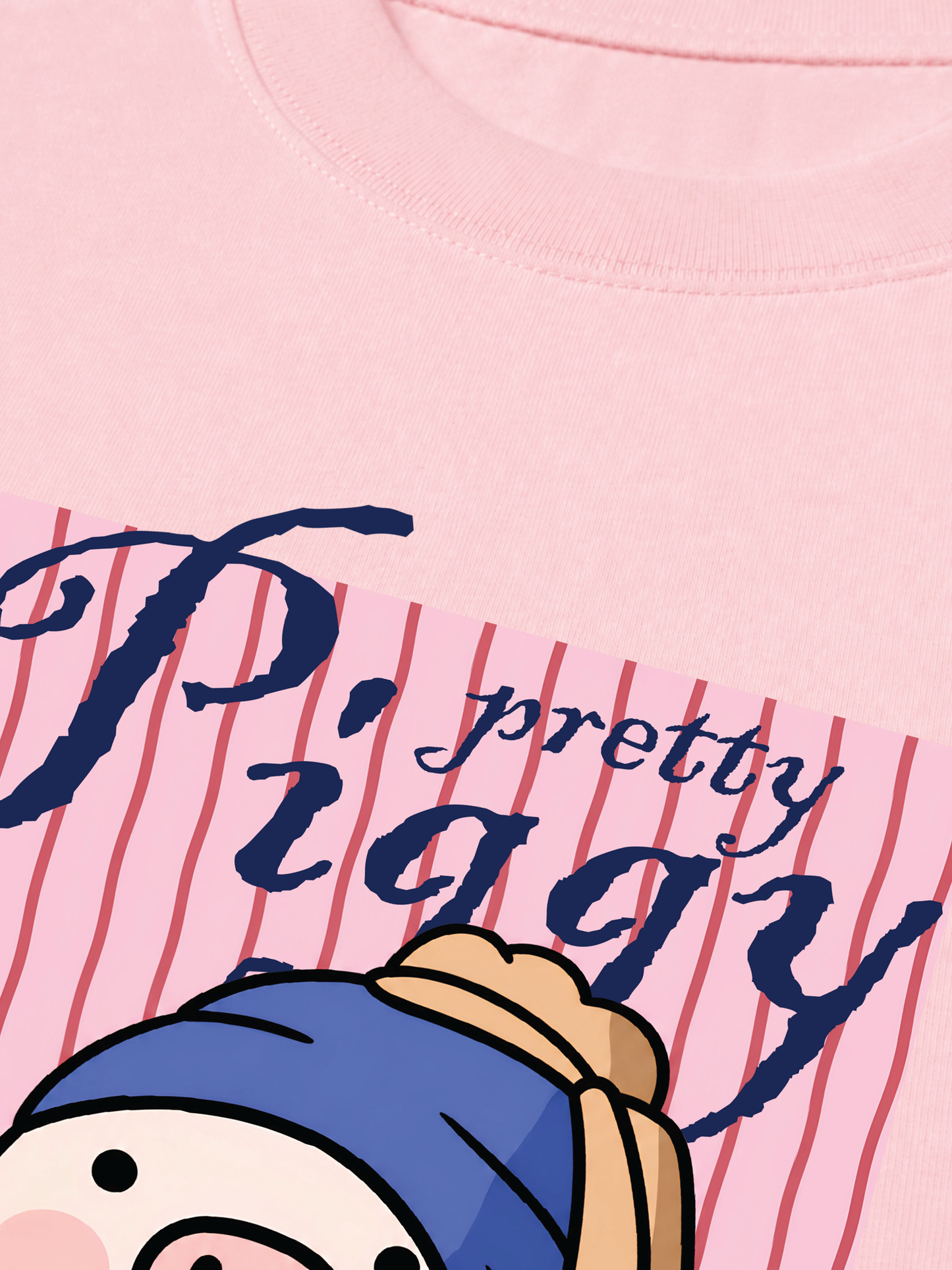 Áo Thun Relaxed Fit Pretty Piggy