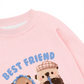 Áo Sweater Nỉ Hai Da Animal Best Friend Beaver