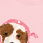Áo Thun Relaxed Fit Pink Dots Puppy
