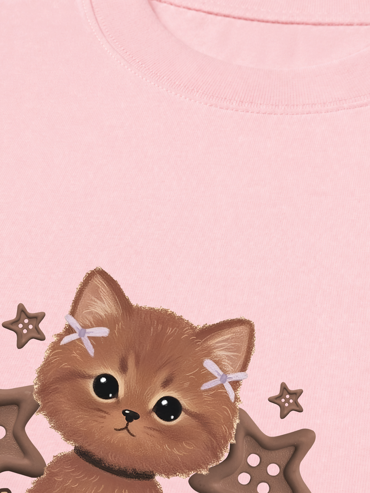 Áo Thun Relaxed Fit Brown Cat